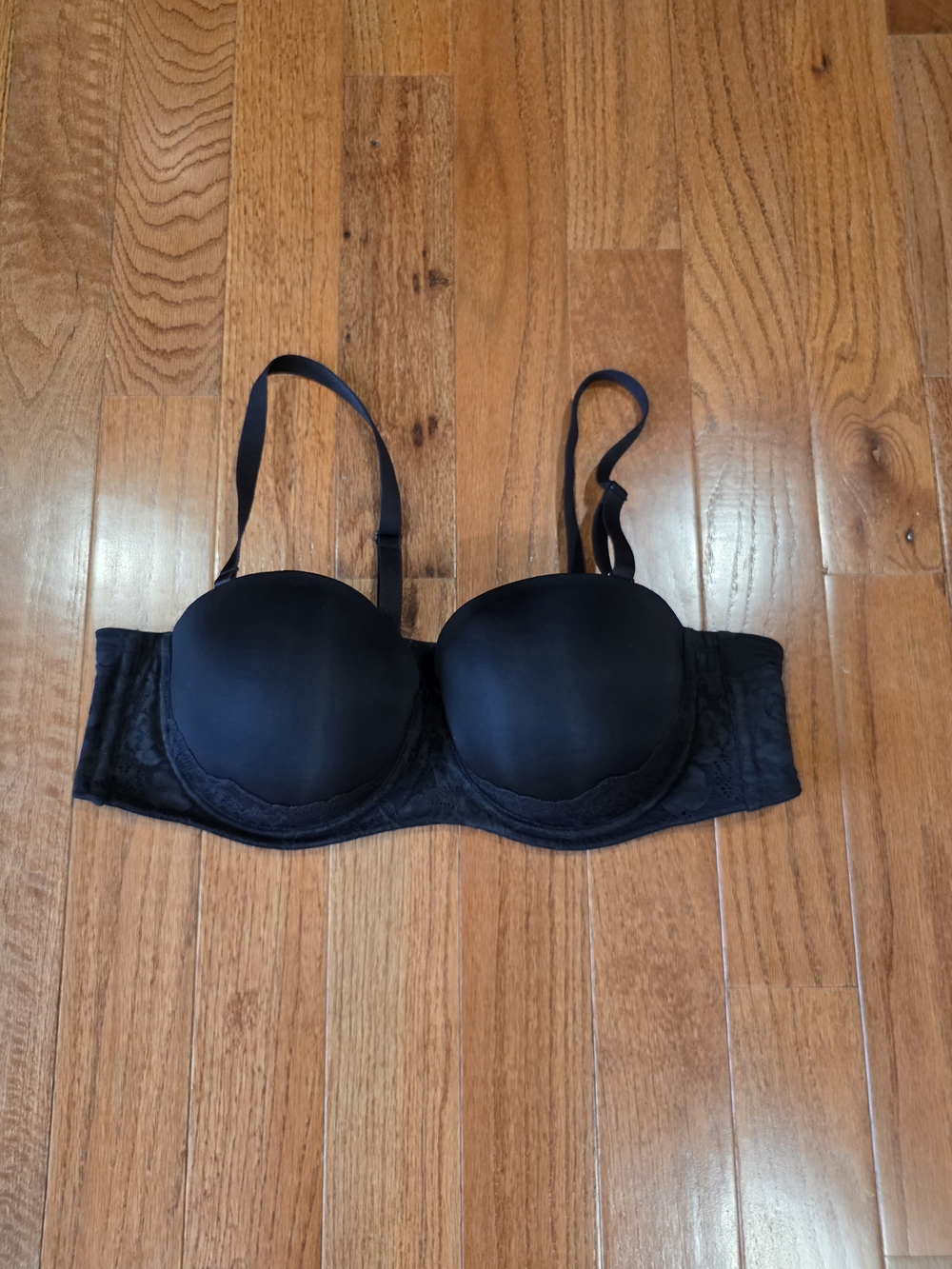 Torrid Black Strapless Convertible Bra - Women Intimates Bombshell Pushup